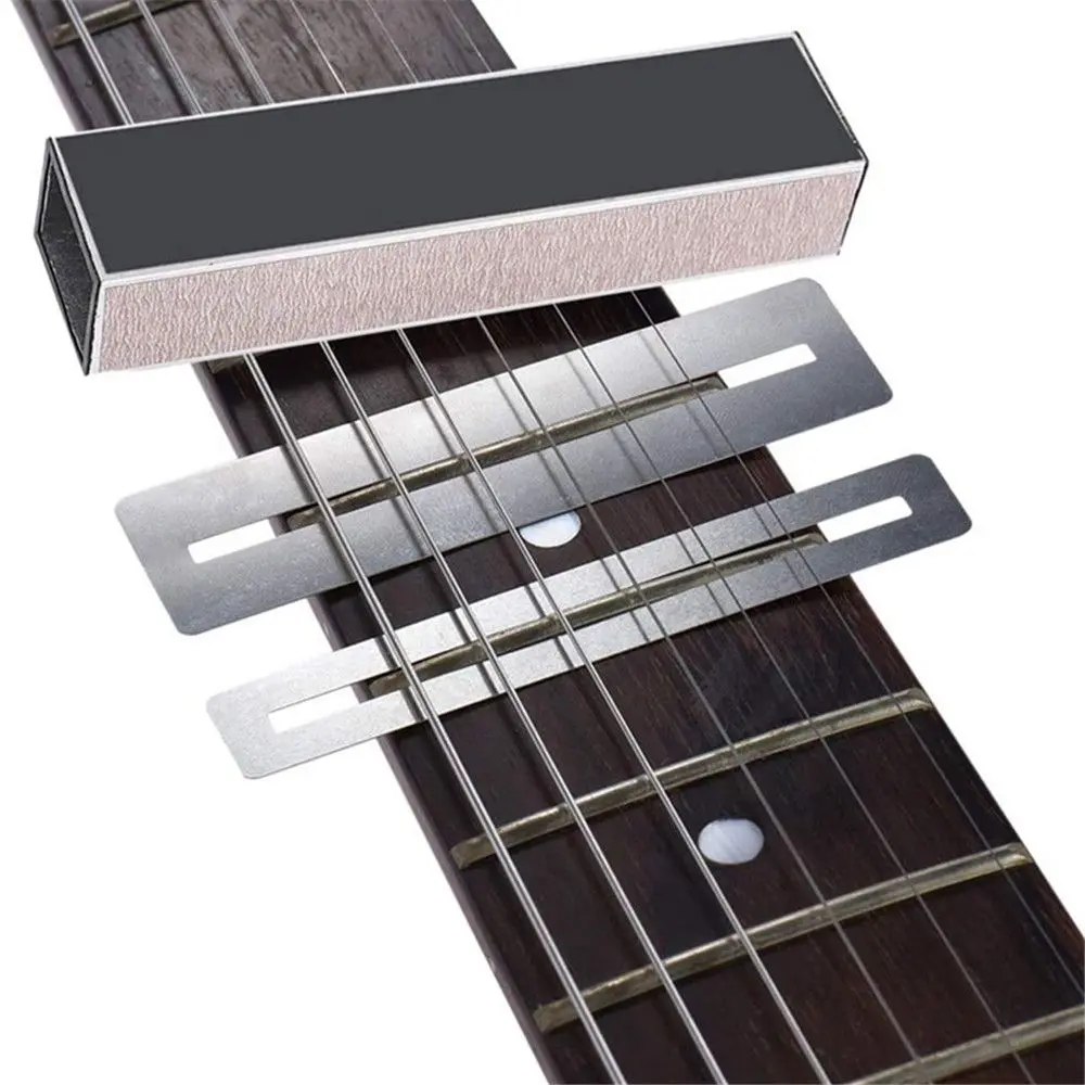 Guitar Maintenance Tool Kit Fingerboard Luthier Fret Crowning File Leveling Beam Sanding Leveler for Guitar Bass Mandolin Banjo