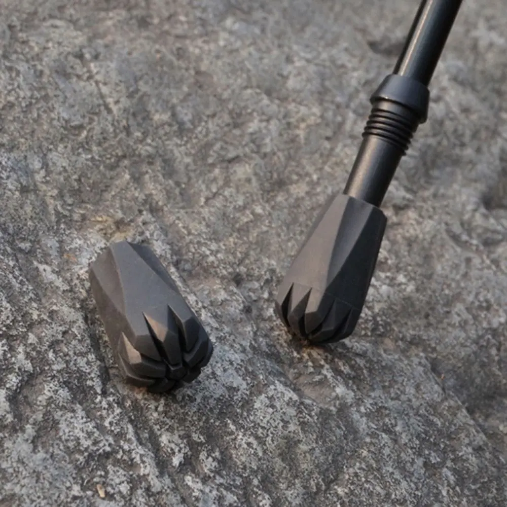 Telescopic Outdoor Tool Pole Replacement Tips Trekking Poles Protectors Walking Stick Head Hiking Alpenstock Hiking Accessories