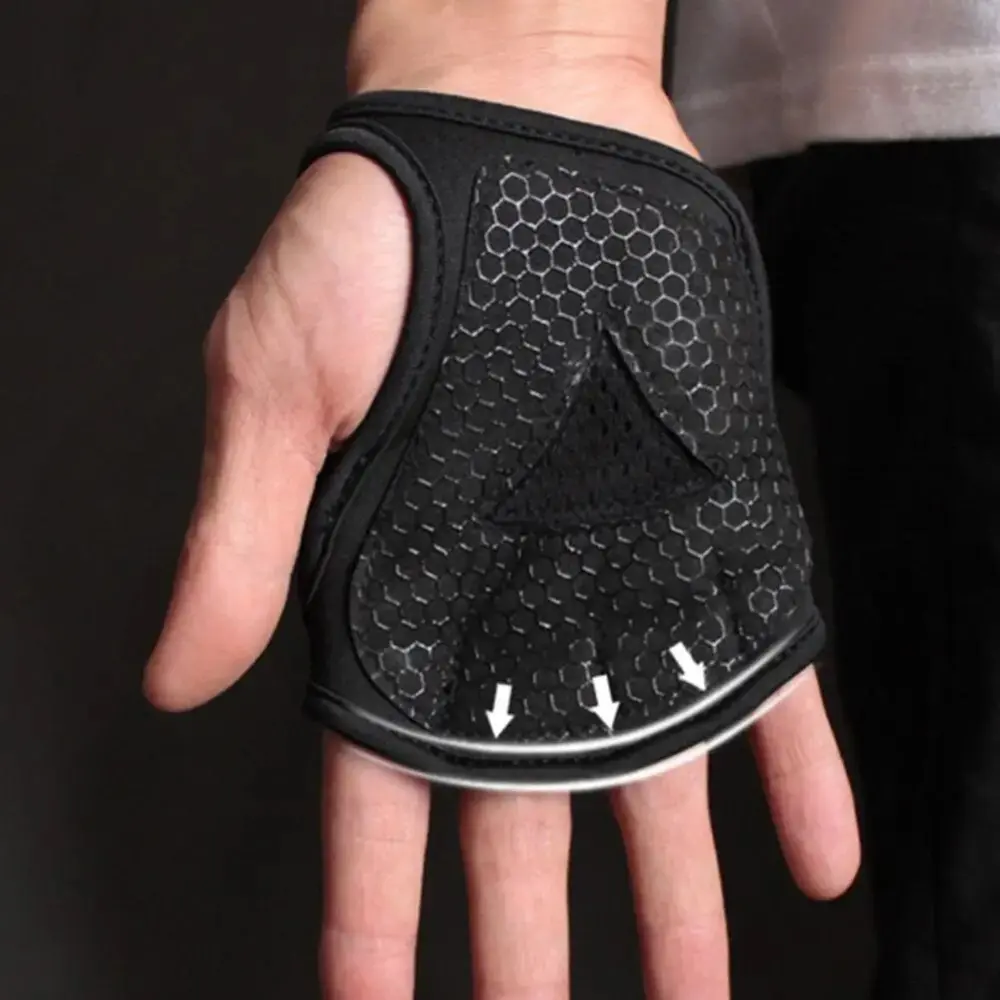Gym Gloves Fitness Weight Lifting Gloves Men Women Body Building Non-Slip Half Finger Gloves Wrist Support Weightlifting Supply
