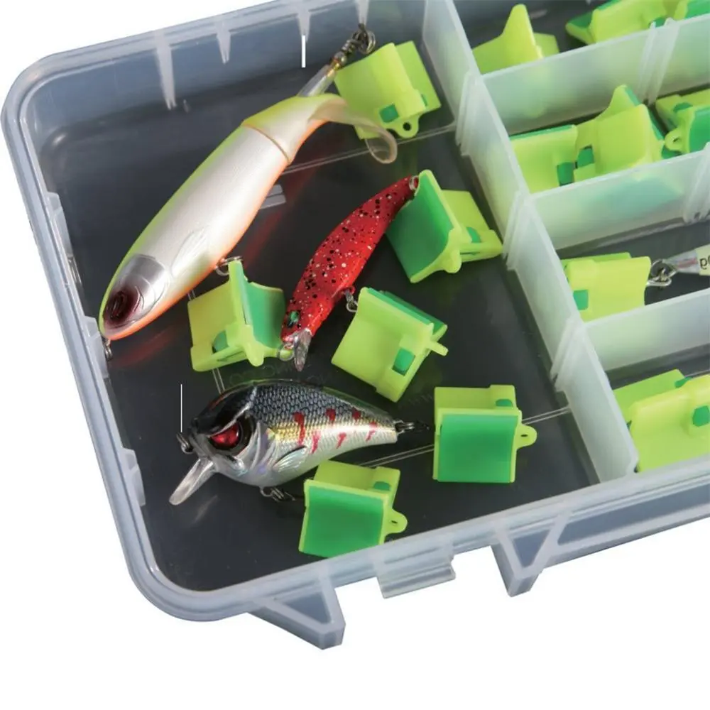 10PCS S/M Fishing Hooks Treble Hooks Safety Holder Fish Hooks Covers Case Protective Sleeve Bonnets Caps Fish Lure Accessories