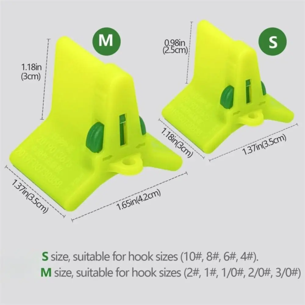 10PCS S/M Fishing Hooks Treble Hooks Safety Holder Fish Hooks Covers Case Protective Sleeve Bonnets Caps Fish Lure Accessories