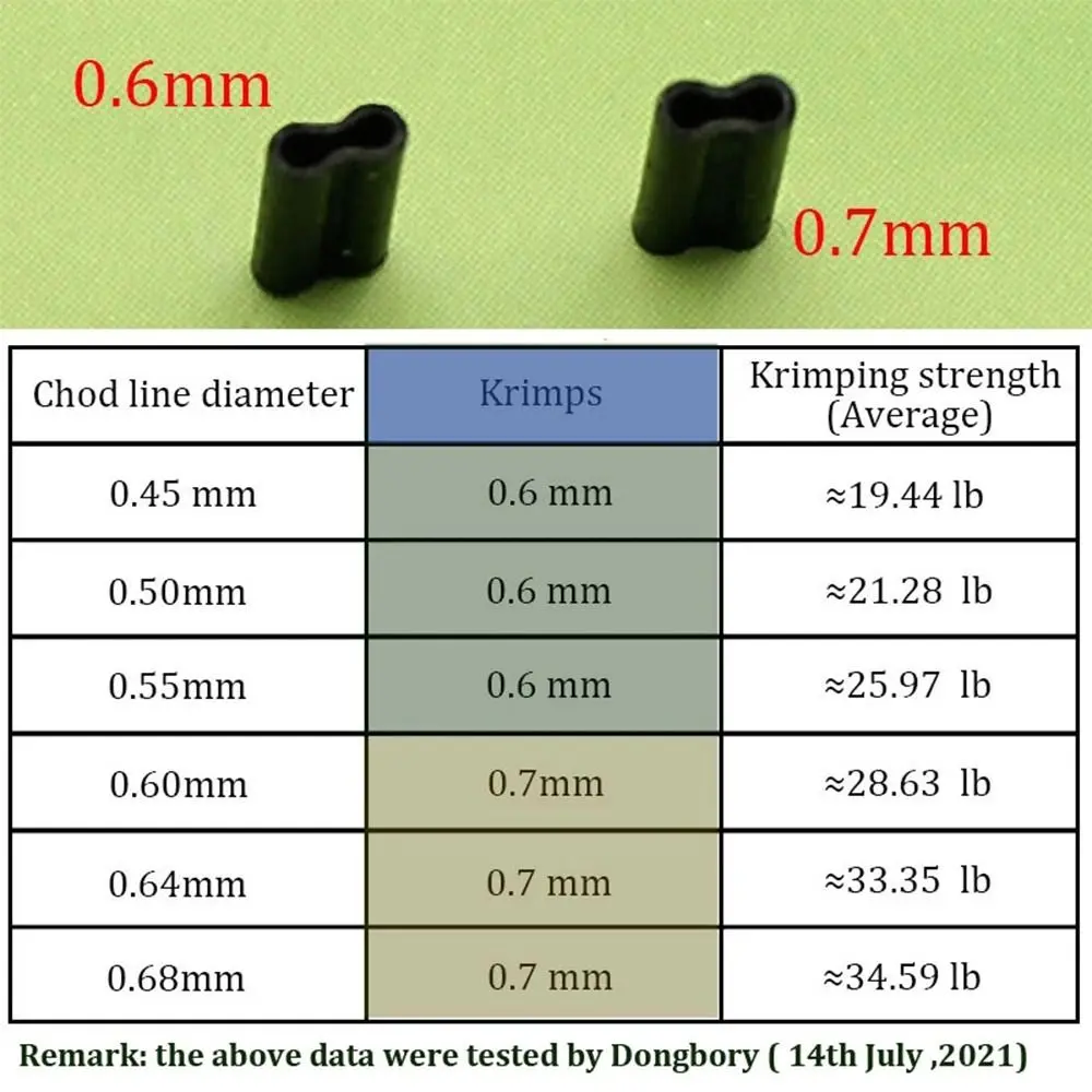 50pcs Portable Carbon tube 0.6mm 0.7mm Wire Crimp Connector Fishing Wire Tube Line Crimping Sleeves Double Aluminum Tube