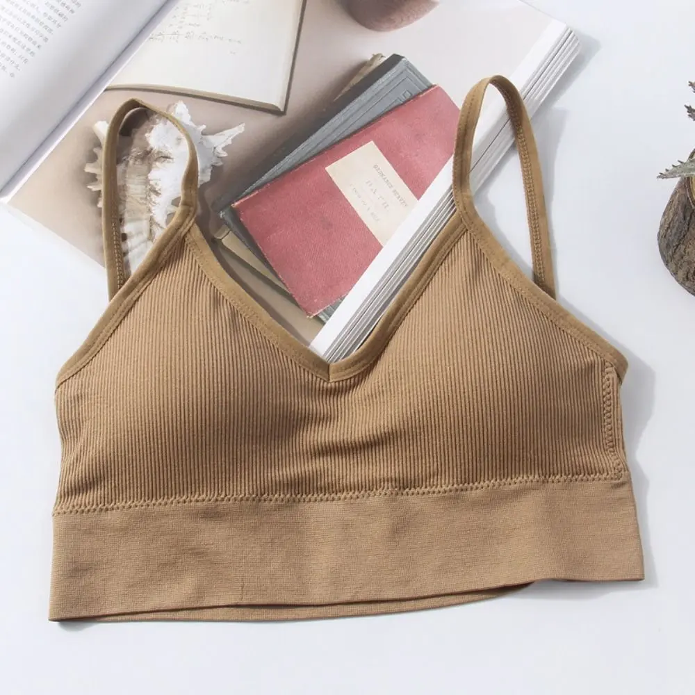 Sexy Nylon Thin Strapes Sports Bra Fitness Sport Brassiere Tops Gym Bra Backless Push Up Bras Running Women Sports Bra Women Bra