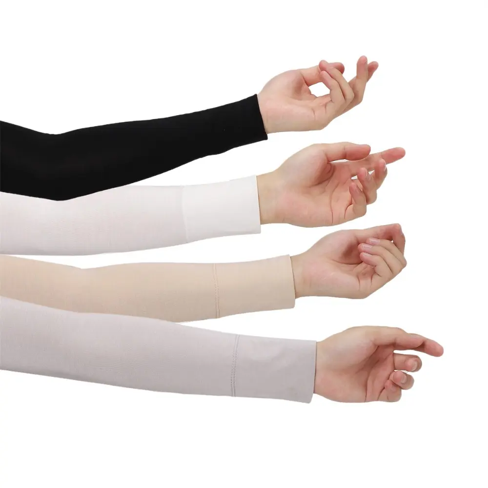 Summer Cooling Arm Sleeves Warmers Sports Sleeve Sun UV Protection Hand Protector Cover Warmer Running Fishing Cycling Arm Cover