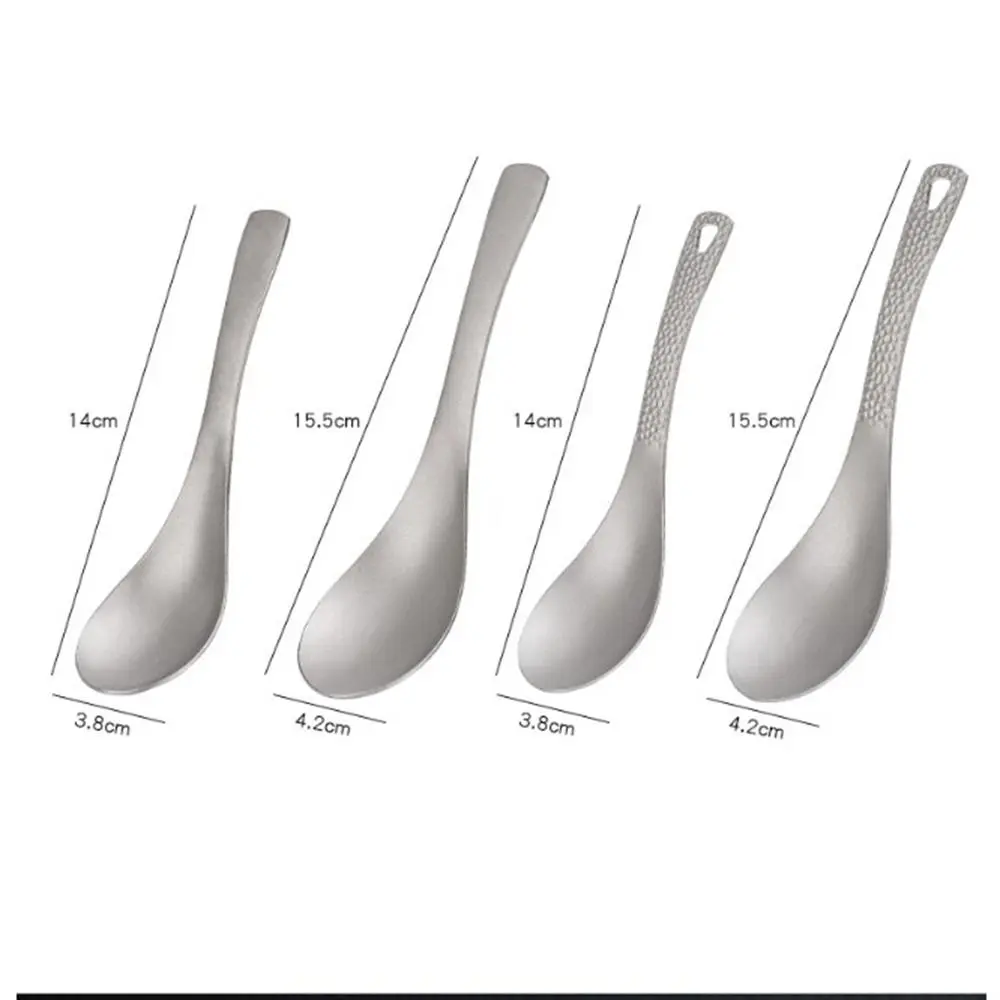 Multifunctional 5in1 Titanium Spoon Bottle Opener Ultralight Titanium Cookware Cutler Fork Spoon EDC Outdoor Picnic Accessories