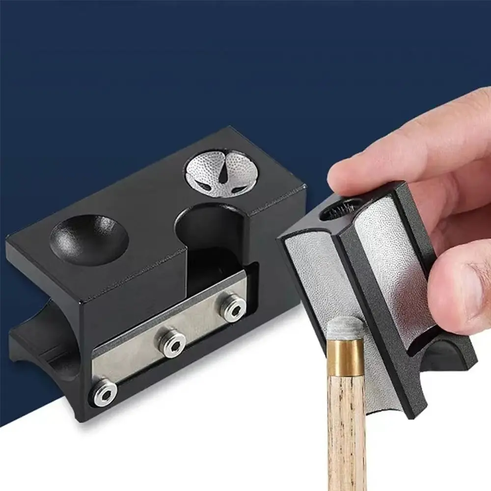 8 In 1 Multifunctional Billiards Pool Cue Tip Corrector Shaper Pool Cue Tip Corrector Sandpaper Repair Tool Billiard Accessory