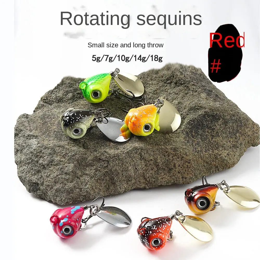 New Arrival Metal Mini VIBE With Spoon Fishing Lure 5g 10g Fishing Tackle Pin Crankbait Vibration Spinner Sinking Fishing Bait