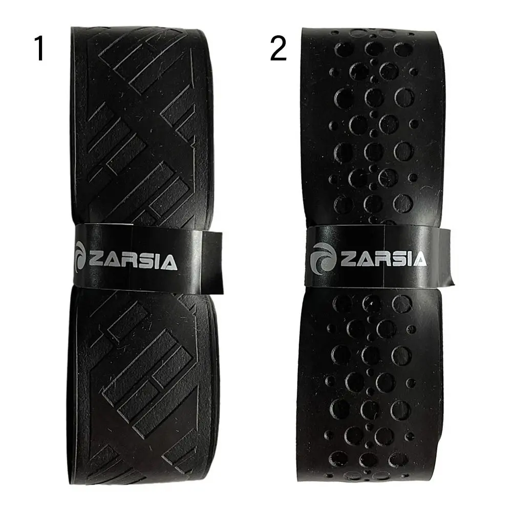 Black PU Leather Tennis Racket Inner Overgrip Badminton Squash Sweat Absorption Shockproof Non-slip Racquet Sports Handle Grip