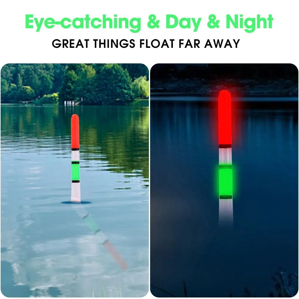 1PC 10g-100g EVA Luminous Fishing Float Long Vertical Night Lighting Fishing Floats Bobber Long Casting Fishing Striking Floats