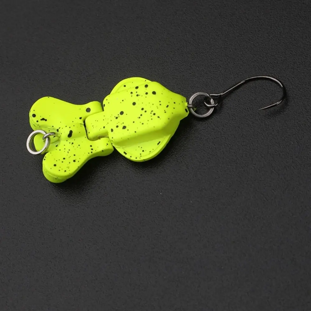 2/6g 2.9/4.2cm 3D Fishing Lure Two Section Metal alloy Sea Fishing Tackle Wobblers Jigging Hard Squid Bait Outdoors Tackle Tools