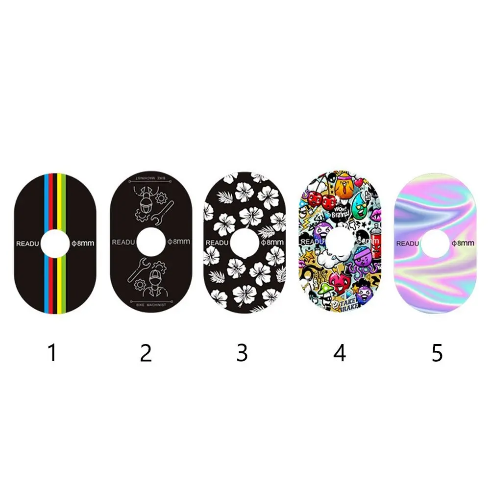 3PCS/Set Bicycle Multicolor Valve Sticker PVC MTB/Road Bike Valve Pad Stickers Valve Pad Stickers Equipment Cycling Accessories