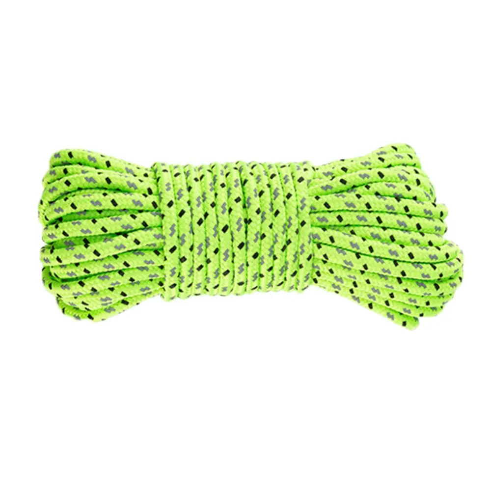20/50M Reflective Paracord 2.5mm Parachute Cord Outdoor Camping Rope Durable Umbrella Tent Lanyard Strap Clothesline Rope