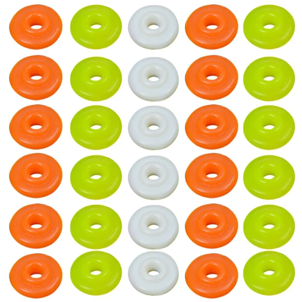 100PCS Sea Rock Fishing Float Half Round Stopper Beads 3/4mm Red Floating Fishing Tackle Fishing Accessories Fishing Tools