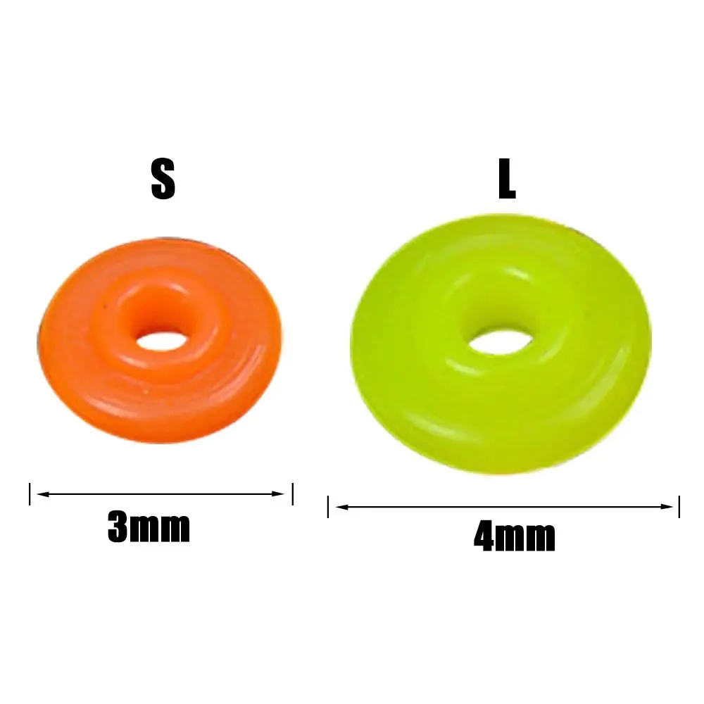 100PCS Sea Rock Fishing Float Half Round Stopper Beads 3/4mm Red Floating Fishing Tackle Fishing Accessories Fishing Tools