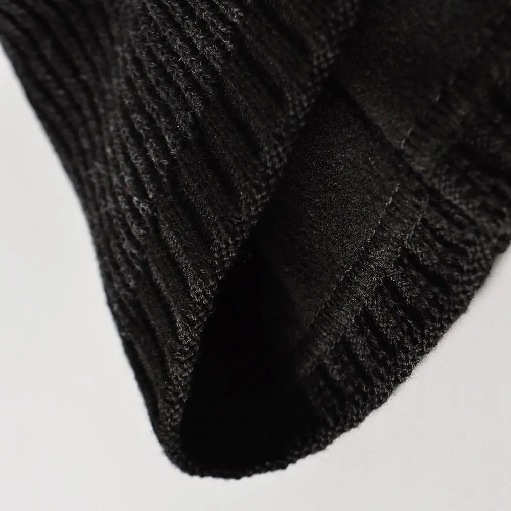 Men/Women Winter Warm Knitted Beanies Outdoor Sports Windproof Hedging Caps Comforable Soft Casual Cap Hiking Cycling Beanies