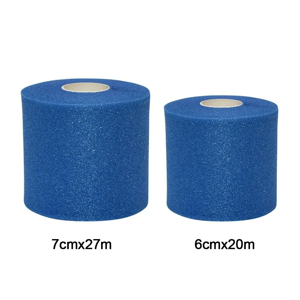 1 Roll Badminton Racket Grips Tape PU Foam Bandage Elbow Pads Badminton Racket Overgrip Shock-absorbing Sweat-absorbing Tape