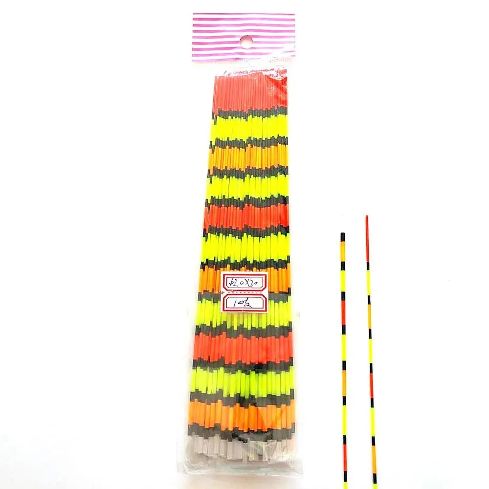 10PCS Drift Tail Fishing Float Top DIY Bold Tails Floats Buoy Tackle Accessory Eye Catching Fishing Float Top Night Fishing Tool