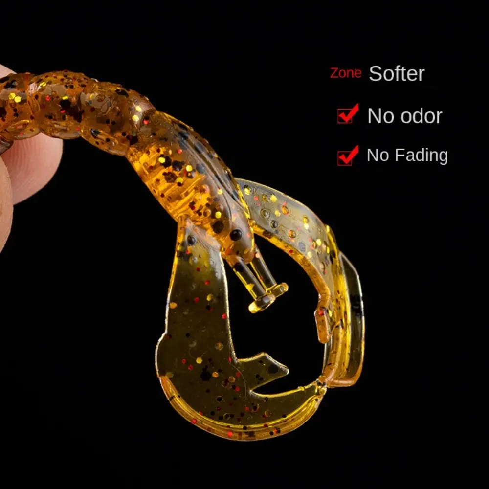 15PCS Soft Bait for Fishing Wobblers Mini Ocean Rock Fishing Soft Lures Rubber Soft Baits 4cm/6cm Soft Worm Artificial Baits