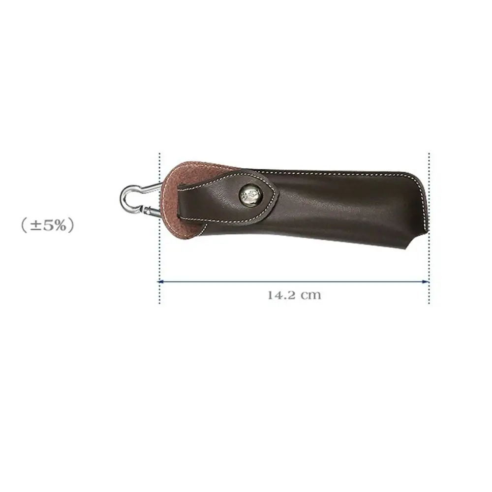 Portable Fold Knife Scabbard Scabbard Tool Flashlight Belt Loop Case Leather Knife Sheath Pocket Cover Outdoor Carry Equipment