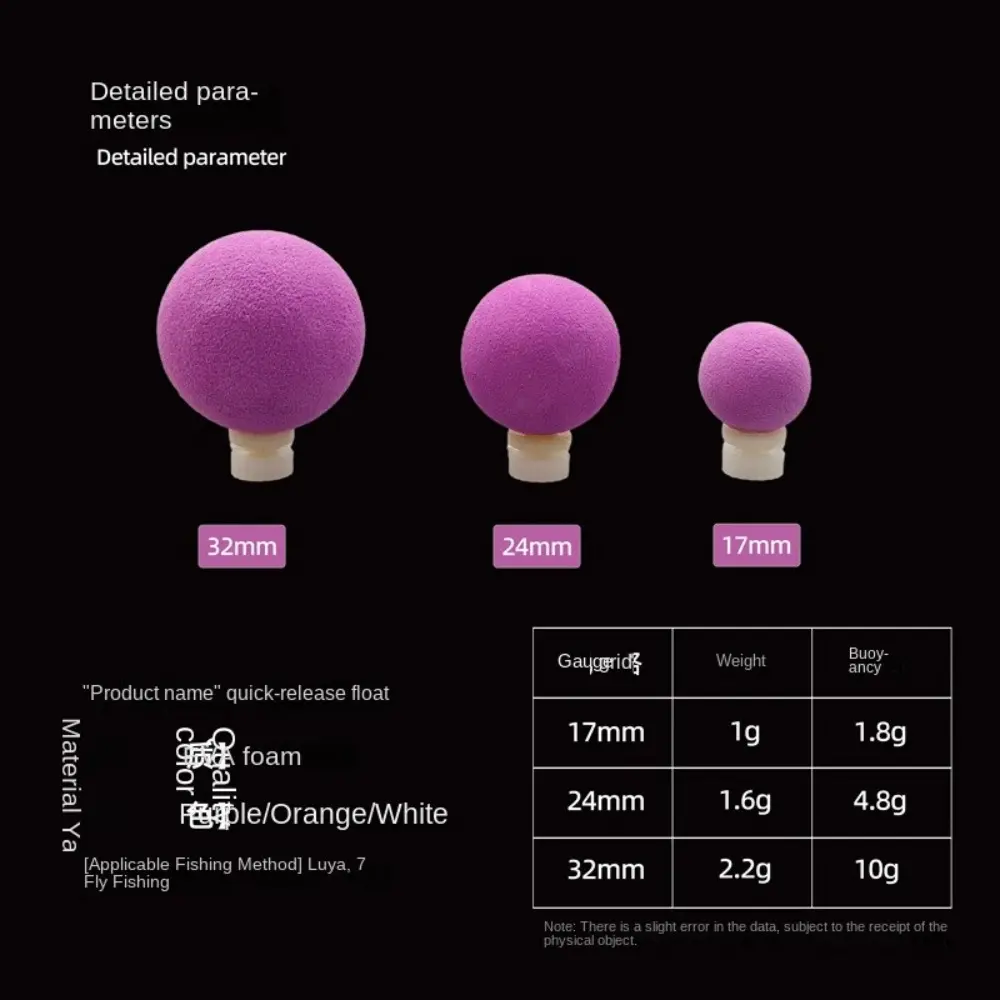 3PCS 1.8g 4.8g 10g Strike Fly Fishing Float EVA Floats Ball Trout Casting Fishing Floating Fishing Drift Buoy Float Indicators