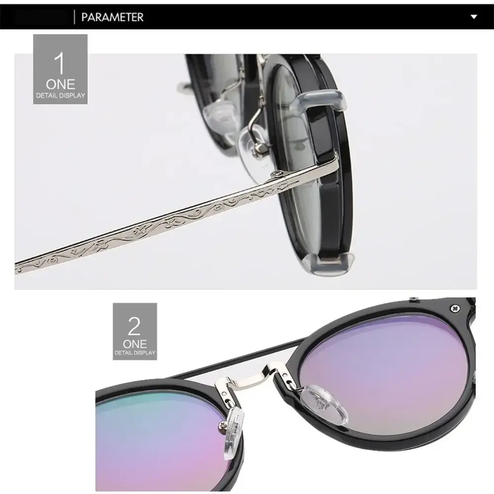 Double Layer Steampunk Flip-Up Sunglasses Flip Cover Black Shades Glasses Computer Eyeglasses Two Usage Punk Eyeglasses