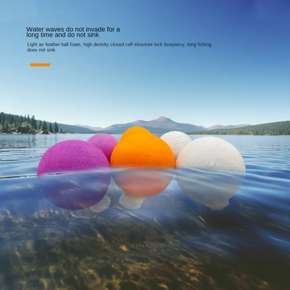 3PCS 1.8g 4.8g 10g Strike Fly Fishing Float EVA Floats Ball Trout Casting Fishing Floating Fishing Drift Buoy Float Indicators