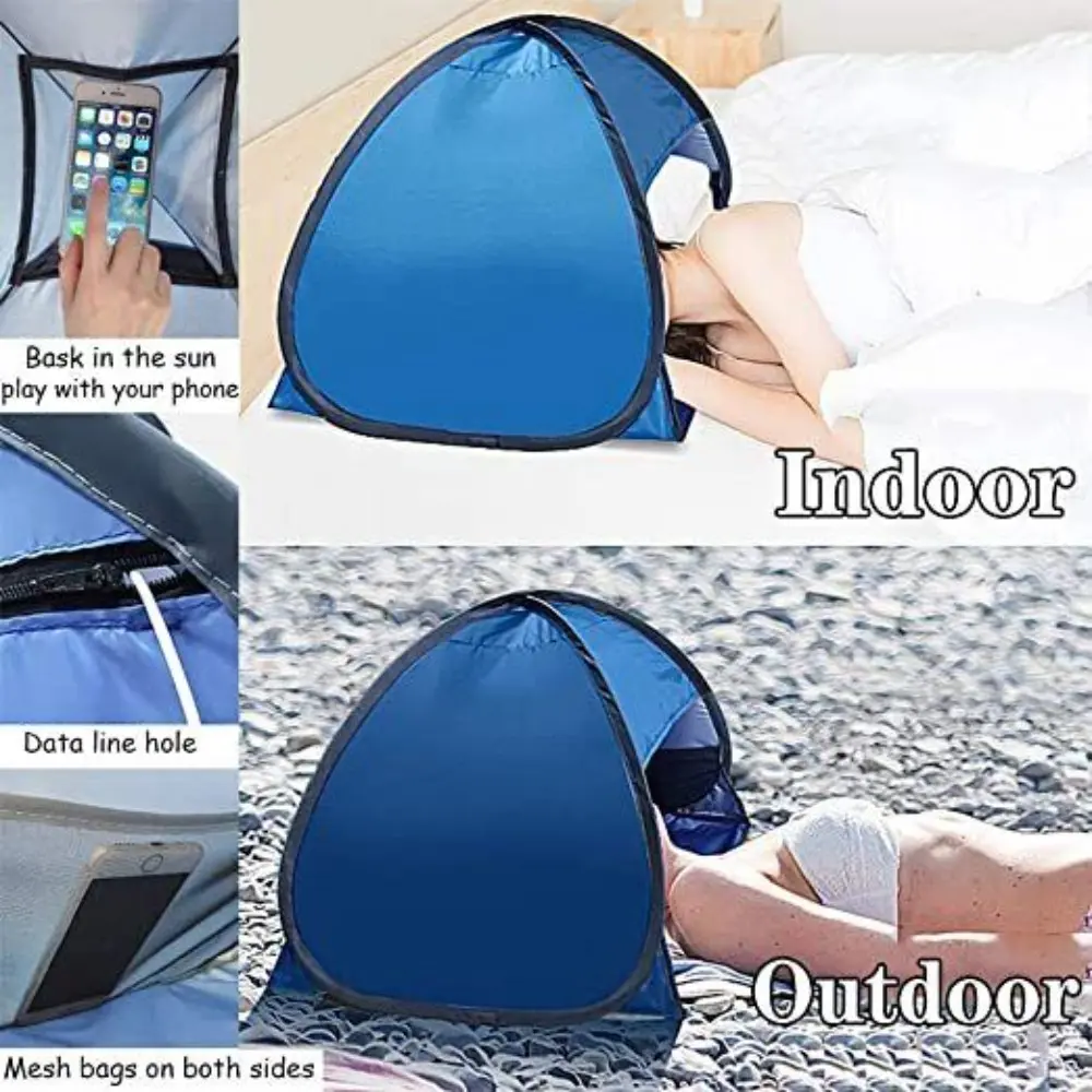 Outdoor Portable Automatically Pop Up Beach Tent Shade Sun Shelter UV Protection Camping Tent Useful Tent for Fishing Picnic