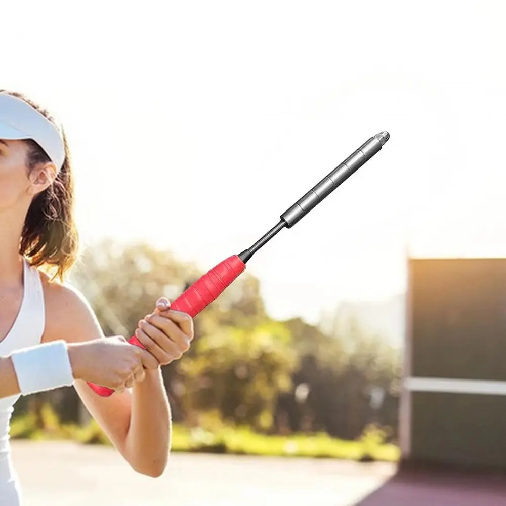 Adjustable Badminton Racket Swing Training Tools Manual Lightweight Racket Power Trainer Racket Swing Practice for Training