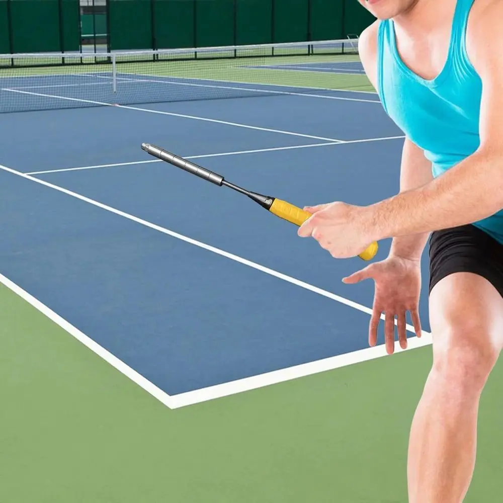 Adjustable Badminton Racket Swing Training Tools Manual Lightweight Racket Power Trainer Racket Swing Practice for Training