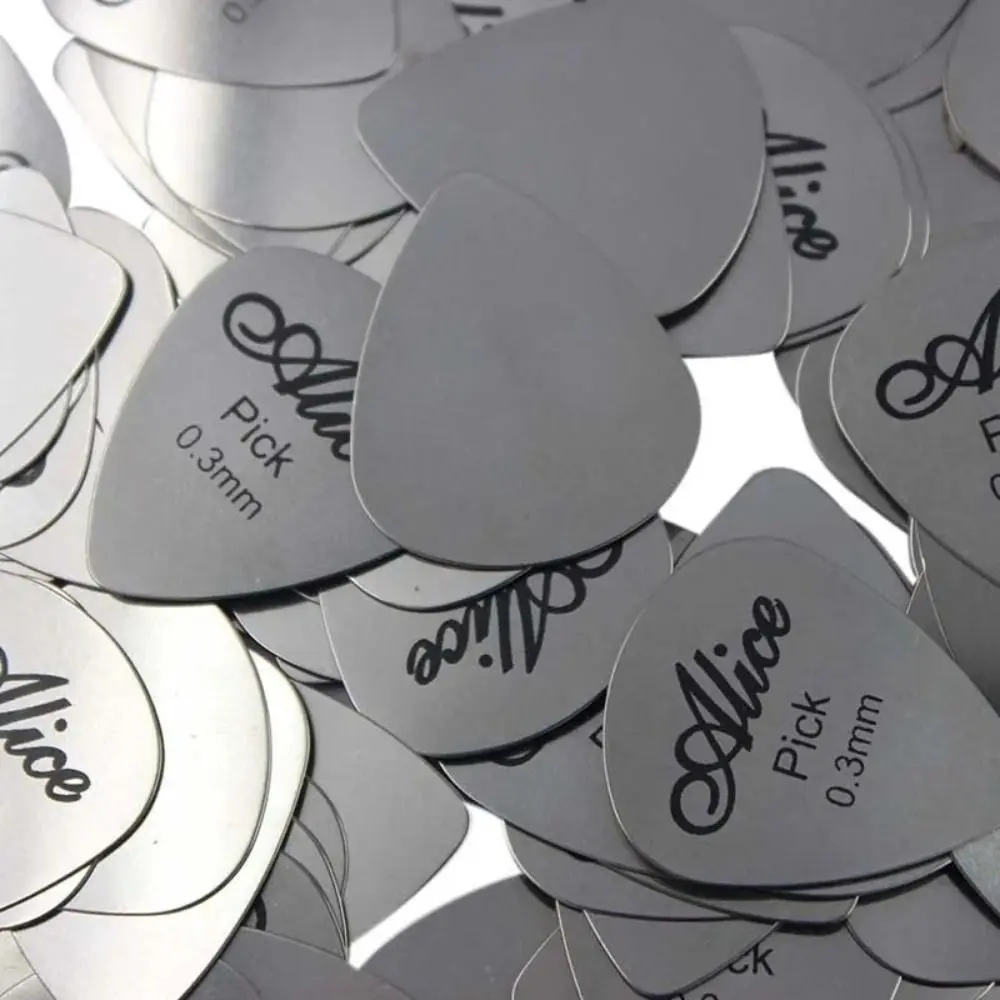 1/5Pcs Electric Guitar Bass Metal Guitar Pick Sparkling Guitar Pick Electric Guitarra Instrument Accesory Plectrum Ukulele Pick