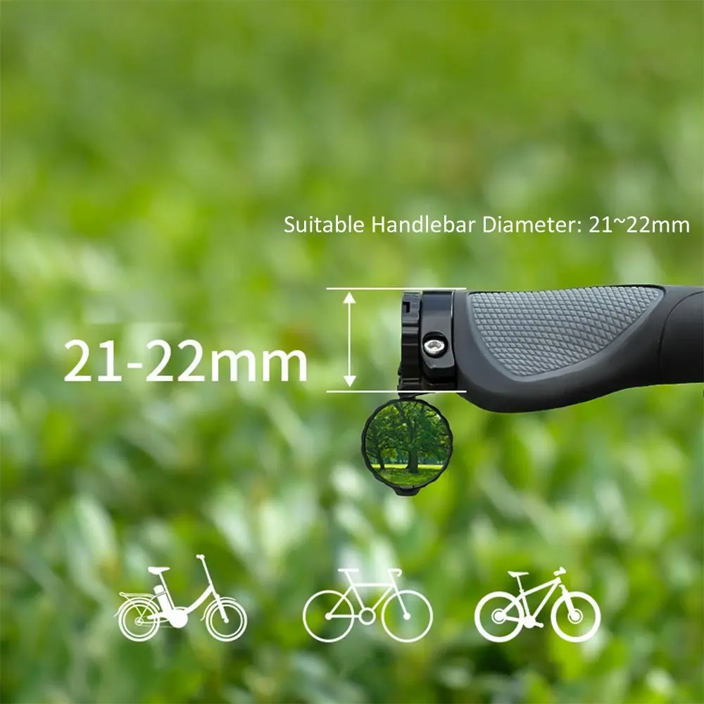 Universal Cycling Handlebar Rear View Mirrors Adjustable Rotate 21~22mm Bicycle Mirror Rearview for MTB Road Bike Mirrors