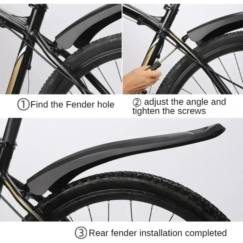 Bicycle Fenders Mountain Bike Mudguard 26-29Inch Front Rear Tire Wheel MTB Bike Guard Fender Quick Release Protector Fenders