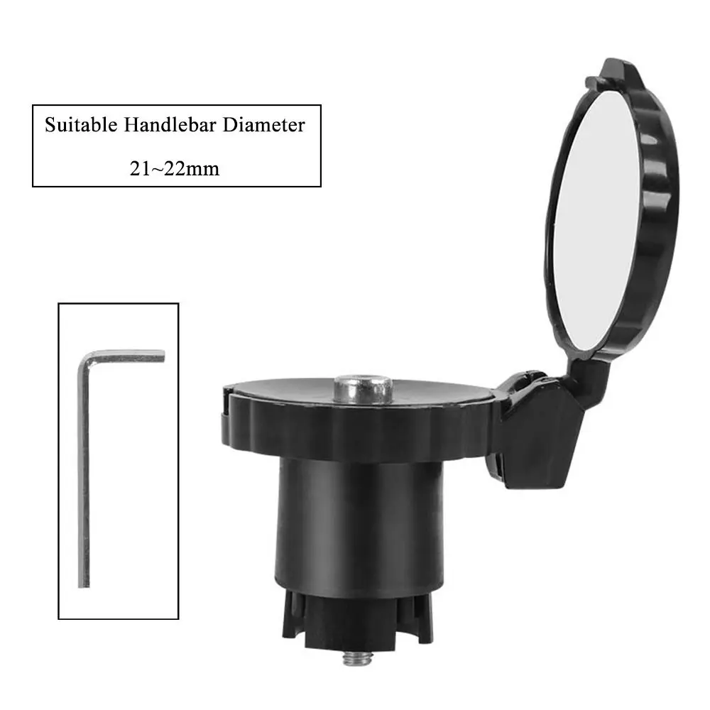 Universal Cycling Handlebar Rear View Mirrors Adjustable Rotate 21~22mm Bicycle Mirror Rearview for MTB Road Bike Mirrors