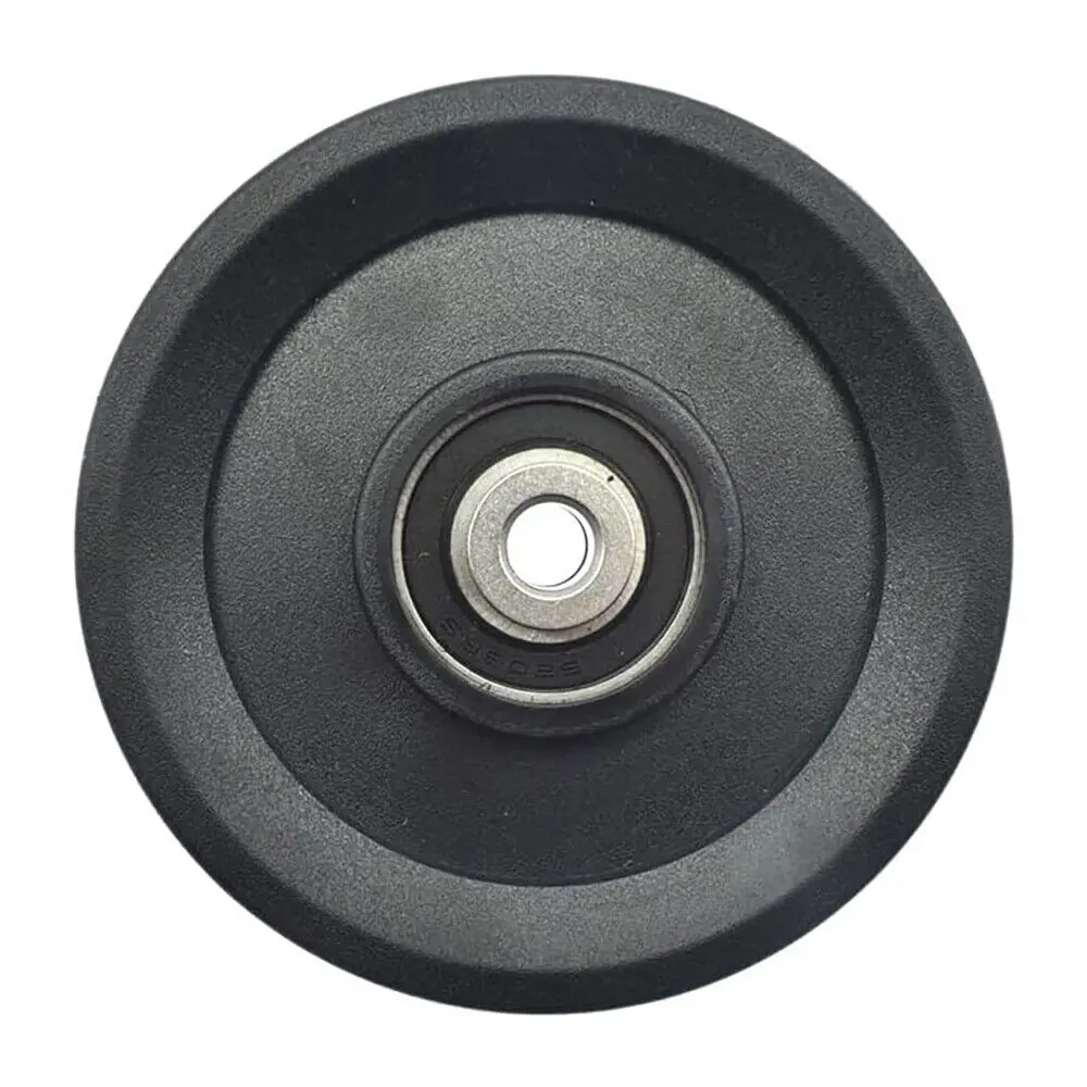 Fitness Equipment Parts Pulley Wheel Black Cable Machine Part Nylon Pulley Light Weight Good Wear Resistance Nylon Bearing