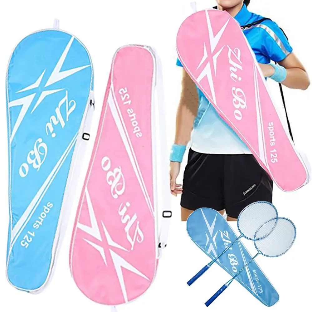 Badminton Racket Bag Racquet Pouch One-shoulder Large Capacity Sport Supplies Protective Cover Portable Waterproof Racquet Pouch