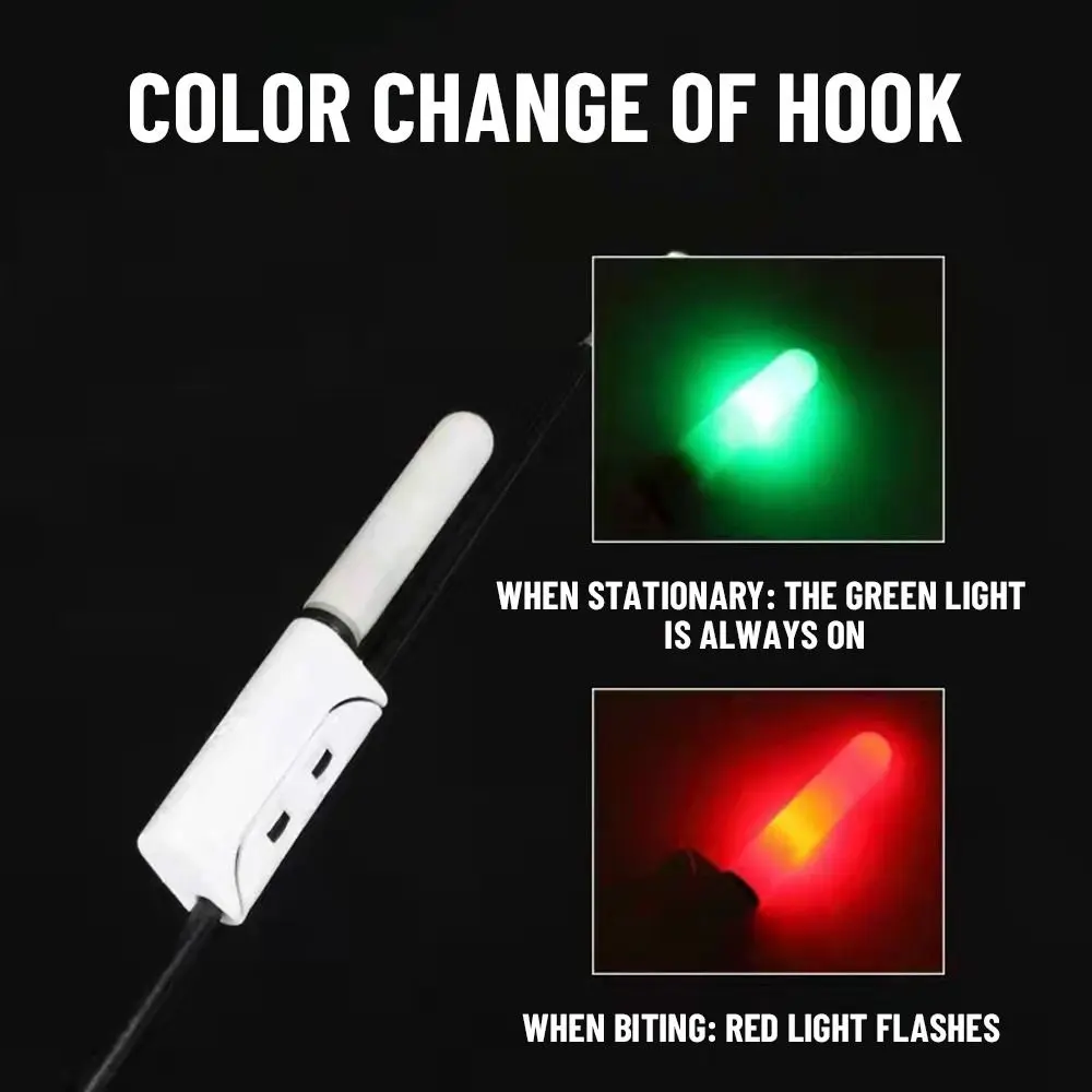 5PCS LED Removable Waterproof Float Night Fishing Tackle Tool Fishing Rod Lighting Stick Electronic Fishing Rod Luminous Stick