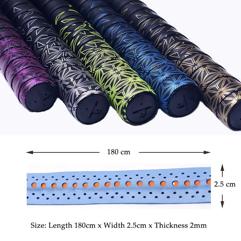 1.8m Anti-slip Fishing Rod Grip Tape Thicken Sweatband Bicycle Handle For Tennis Badminton Baseball Squash Racket Accessories
