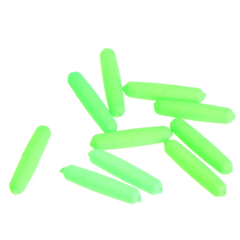 50PCS/Bag Night EPS Stoppers Cylinder Foam Floats Ball Bottom Indicator Fish Beans Oval  Fishing Floats Beads Fishing Tackles