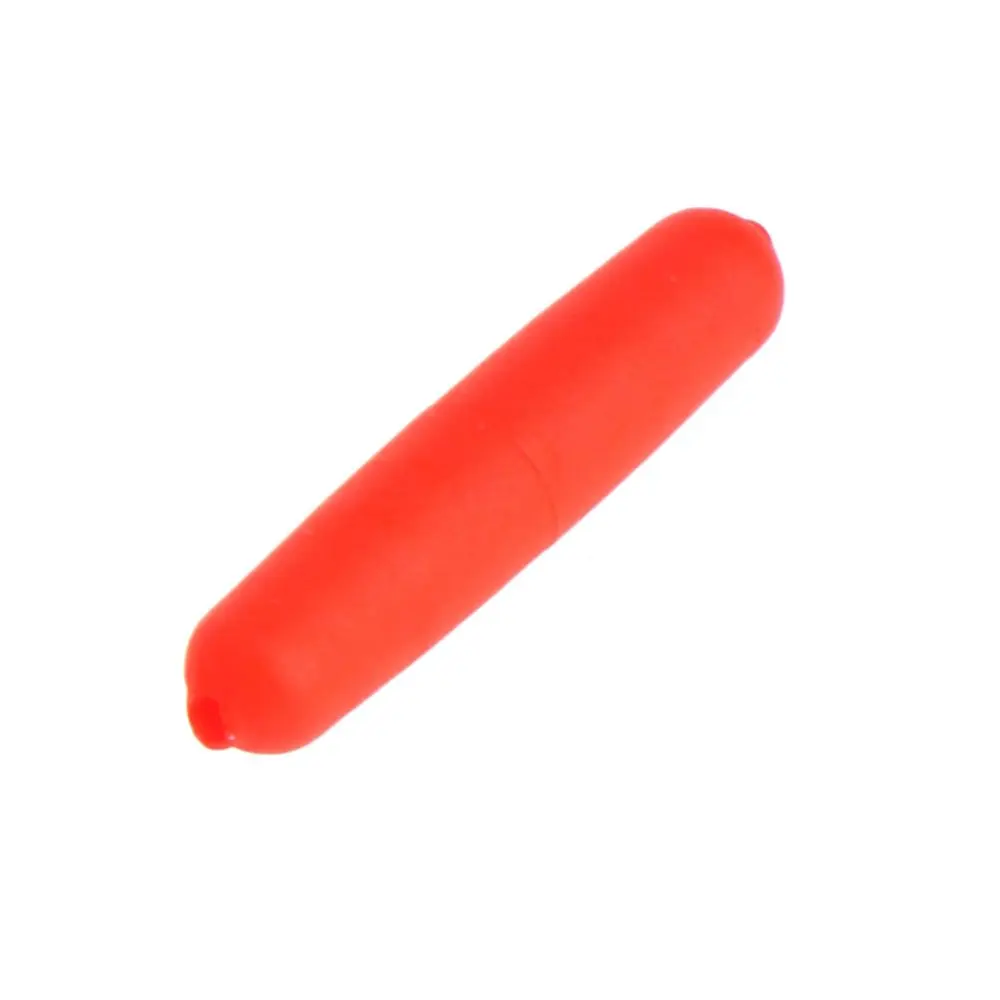 50PCS/Bag Night EPS Stoppers Cylinder Foam Floats Ball Bottom Indicator Fish Beans Oval  Fishing Floats Beads Fishing Tackles
