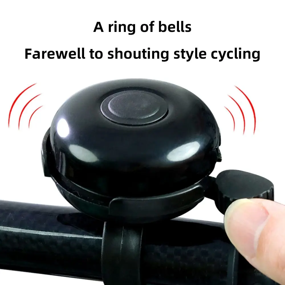 Bicycle Durable Aluminum Alloy Bell Bike Alarm Bell Black Red Blue Silver Lightweight Loud Horn Loud Speaker Cycling Accessories
