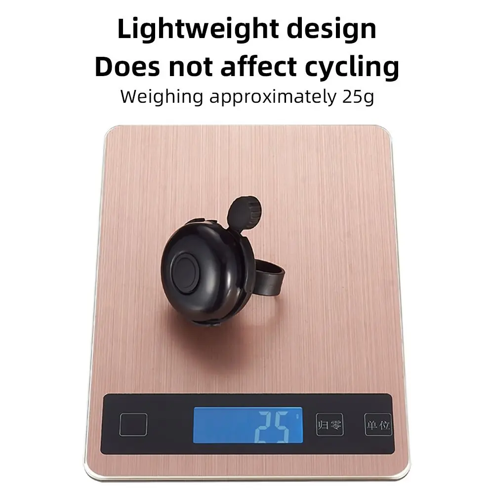 Bicycle Durable Aluminum Alloy Bell Bike Alarm Bell Black Red Blue Silver Lightweight Loud Horn Loud Speaker Cycling Accessories