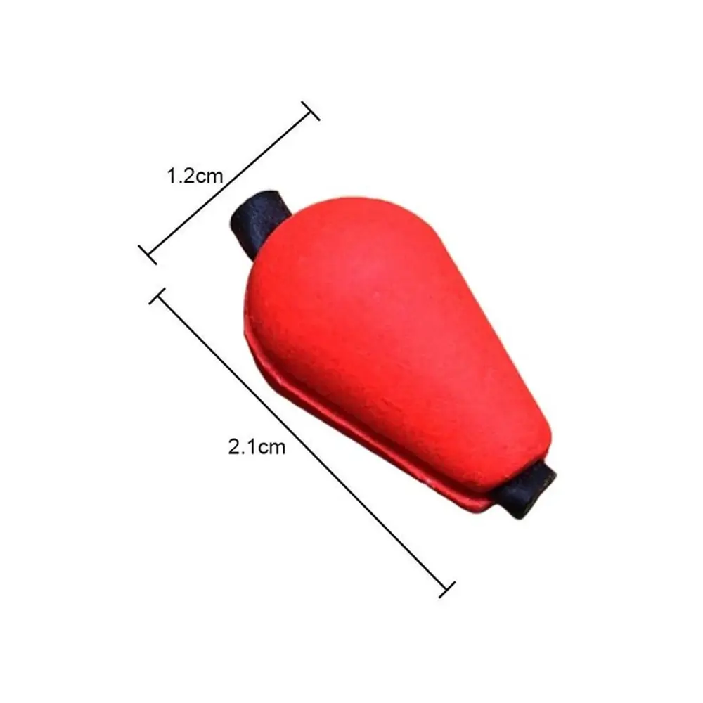 5Pcs/Lot Float Foam Tear Drop Strike Indicator For Fly Fishing Bobbers Float Water Droplets Snap-on Oval Shaped Fishing Floats