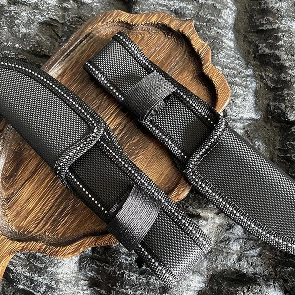 Knife Sheath Leather Sheath With Waist Belt Buckle Pocket Multi-function Tool Knife Protective Cover Leather Sheath Belt Tools