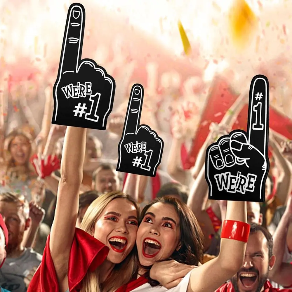 1Pcs Cheerleading Inspiring Giant Foam Finger Foam EVA Cheering Hand Large Atmosphere Cheering Event Foam Gloves Accessories