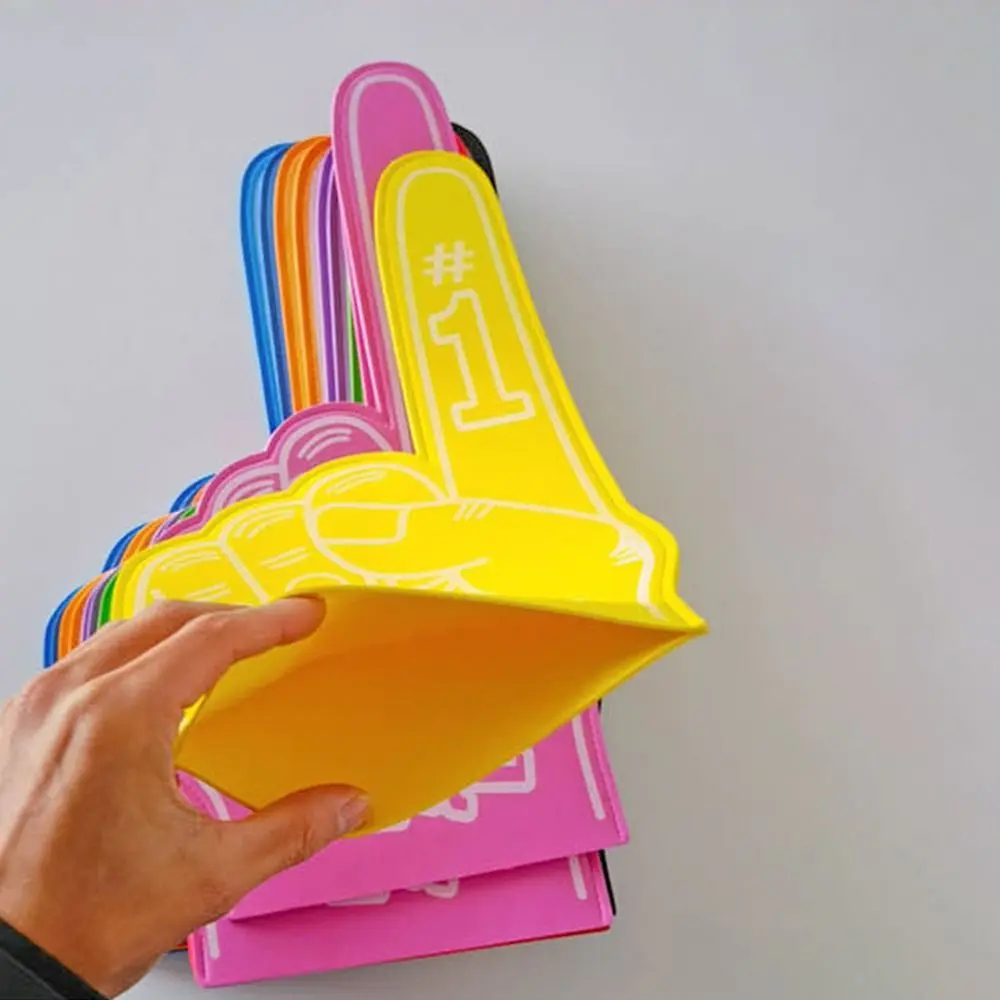 1Pcs Cheerleading Inspiring Giant Foam Finger Foam EVA Cheering Hand Large Atmosphere Cheering Event Foam Gloves Accessories