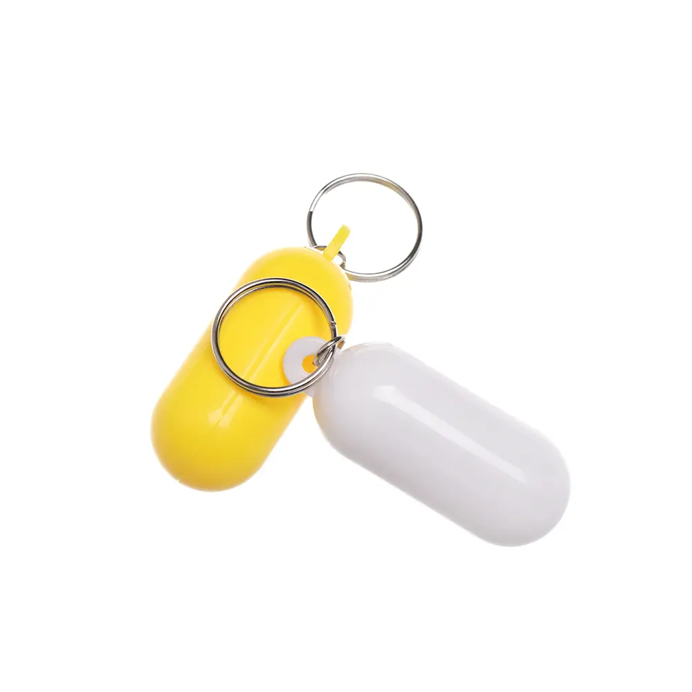 1/2PCS Plastic PS+Metal Floating Key Ring Kayak Keychain Buoyant Keyring Marine Sailing Float Keys Buckle Rowing Boats Tools