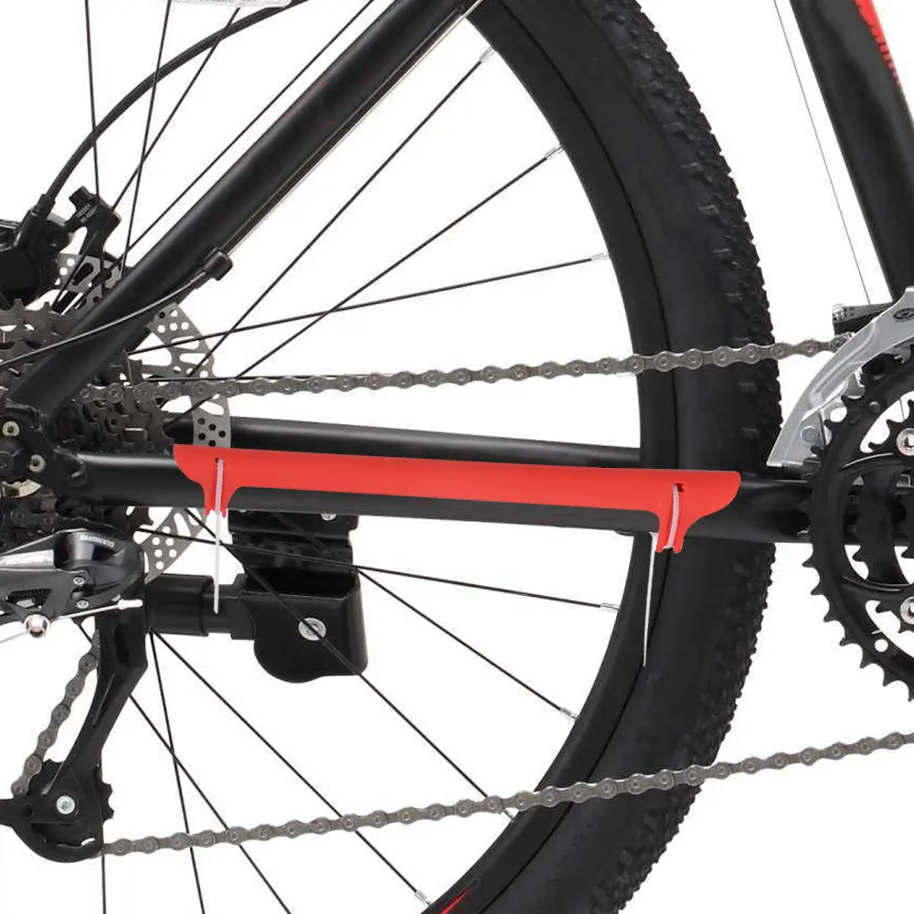 1PC Colorful Plastic Bike Chain Guard Protector Cycling Chain Stay Protector Care Frame Cover Guard Bicycle Riding Parts