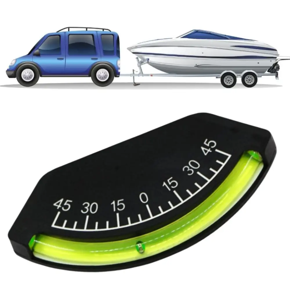 Marine Clinometer Marine Heel Angles Sailing Clinometer Boats Monitors Measurement Tilt from -45 to +45Degrees with Easy to Read