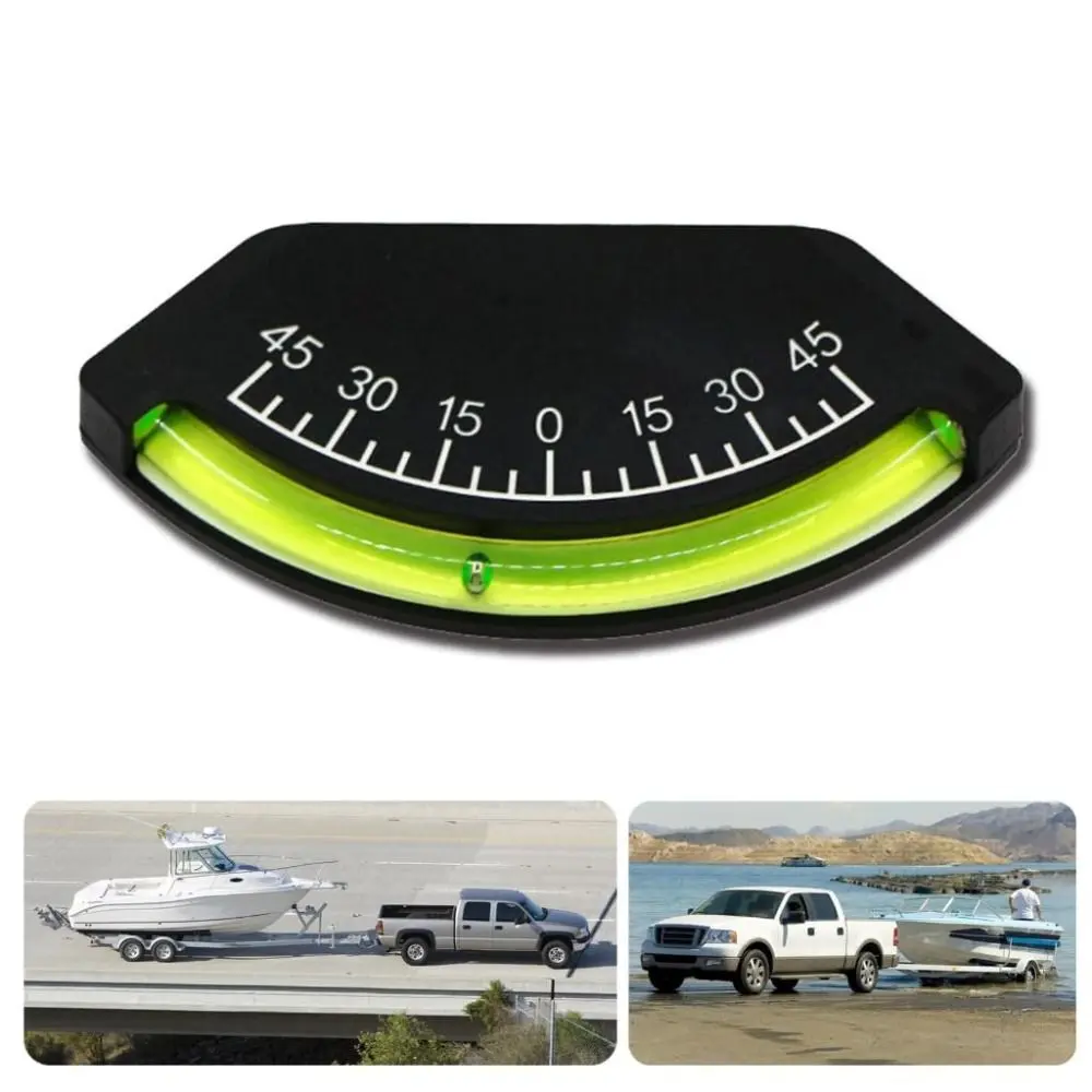 Marine Clinometer Marine Heel Angles Sailing Clinometer Boats Monitors Measurement Tilt from -45 to +45Degrees with Easy to Read