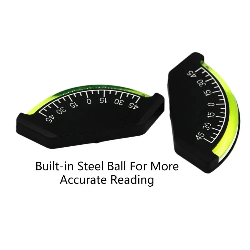 Marine Clinometer Marine Heel Angles Sailing Clinometer Boats Monitors Measurement Tilt from -45 to +45Degrees with Easy to Read